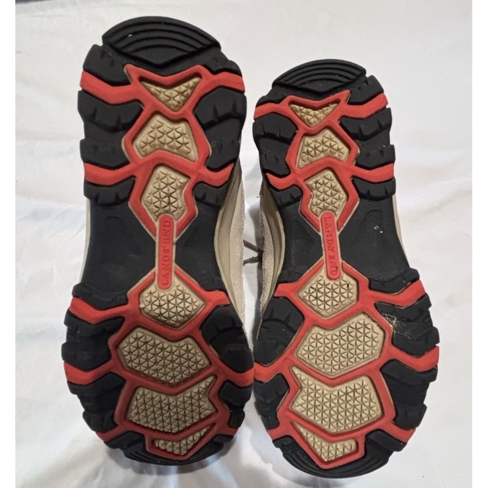 Lands End Womens Trekker Water Trail Hiking Boots Mesh Rubber Bungee Lacing Sz 9 - Picture 7 of 9